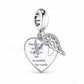 Pandora fitting baby loss / miscarriage Mummy Of An Angel Angel Wings Charm 925 Sterling Silver