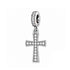 Pandora fitting Cross Dangle Charm 925 Sterling Silver & Crystal