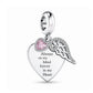 Pandora fitting Angel Wings Charm 925 Sterling Silver - Forever In My Heart