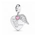 Pandora fitting Angel Wings Charm 925 Sterling Silver - God Has You In His Arms