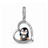 Pandora fitting Penguin Charm 925 Sterling Silver - I Love You Forever 