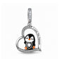 Pandora fitting Penguin Charm 925 Sterling Silver - I Love You Forever 