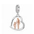 Granddaughter and Grandad Charm 925 Sterling Silver - I Love You fits Pandora