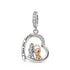 Pandora fitting Mother/Daughter OR Auntie/Niece OR Big Sister/Lil Sister Charm 925 Sterling Silver