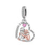Pandora fitting Wife Girlfriend Sloth Charm I Love You To The Moon & Back 925 Sterling Silver & Rose Gold
