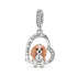 Pandora fitting Cavalier King Charles Spaniel Charm 925 Sterling Silver