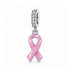 Pandora fitting Pink Breast Cancer Awareness Ribbon Charm 925 Sterling Silver