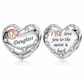 Pandora fitting Daughter Heart Charm 925 Sterling Silver - I Love You to the Moon & Back