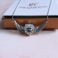 Engravable Blue Angel Wings Ashes Urn Necklace 925 Sterling Silver - Personalised