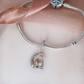 Soul Sisters Forever Moon Charm 925 Sterling Silver & Rose Gold