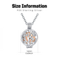 Collier cœur en cristal bleu pour cendres de crémation en argent sterling 925 – « Pour toujours dans mon cœur ».