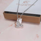 Engravable Robin Ashes Urn Necklace 925 Sterling Silver & Rose Gold - Personalised
