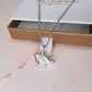 Engravable Robin Ashes Urn Necklace 925 Sterling Silver & Rose Gold - Personalised