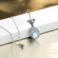 Family Tree Ashes Urn Necklace 925 Sterling Silver and Moonstone