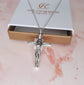 Engravable Jesus Christ Crucifix Urn Necklace 925 Sterling Silver Cross