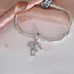 Guardian Angel & Infinity Charm 925 Sterling Silver