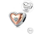 Pandora fitting Wife Girlfriend Always Have Always Will Heart Charm 925 Sterling Silver & Rose Gold