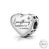 pandora fitting Everything Happens For a Reason Heart Charm 925 Sterling Silver