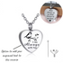 Engraved Robin Cremation Ashes Urn Necklace Silver keepsake memorial