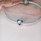 Charm Fille et son Cheval Argent Sterling 925 et Or Rose