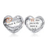 Pandora Mum & Dad Charm 925 Sterling Silver - I Love You to the Moon Memorial 