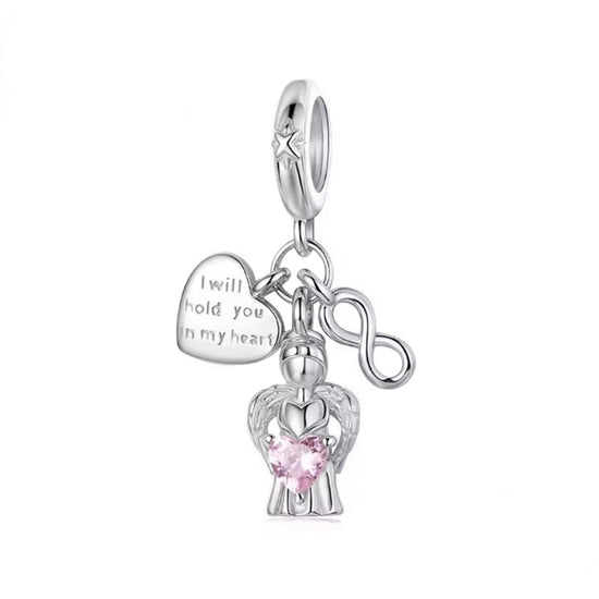 Pandora fitting Guardian Angel Charm 925 Sterling Silver mum dad nana grandad son husband memorial 