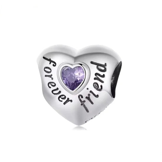 Pandora fitting Forever Friend Charm 925 Sterling Silver - Best Friend