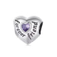 Pandora fitting Forever Friend Charm 925 Sterling Silver - Best Friend