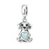 Pandora fitting Labrador Dog Charm 925 Sterling Silver & Opal
