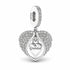 Grandad Angel Wings Charm 925 Sterling Silver Memorial fits Pandora