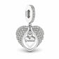 Grandad Angel Wings Charm 925 Sterling Silver Memorial fits Pandora