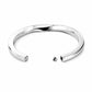 Silver or Gold Cremation Ashes Heart Urn Bangle Bracelet - Self Fill