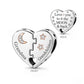 Pandora fitting Grandma & Grandchildren Heart Charm 925 Sterling Silver