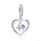 Pandora fitting Father ( Dad) & Daughter Charm 925 Sterling Silver