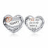 Pandora fitting Nanny Heart Charm 925 Sterling Silver