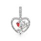 Pandora fitting Robin Red Breast Charm 925 Sterling Silver