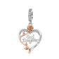 Pandora fitting God Daughter Charm 925 Sterling Silver & Rose Gold