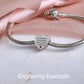 Engraved Graduation 2026 Charm 925 Sterling Silver- Personalised With Your Text