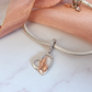My Grandad My Hero Charm 925 Sterling Silver & Rose Gold