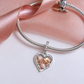 Graduation Charm 925 Sterling Silver and Rose Gold