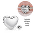 Pandora fitting Engraved Silver Self-Fill Cremation Ashes Heart Charm