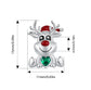 Christmas Reindeer Charm 925 Sterling Silver