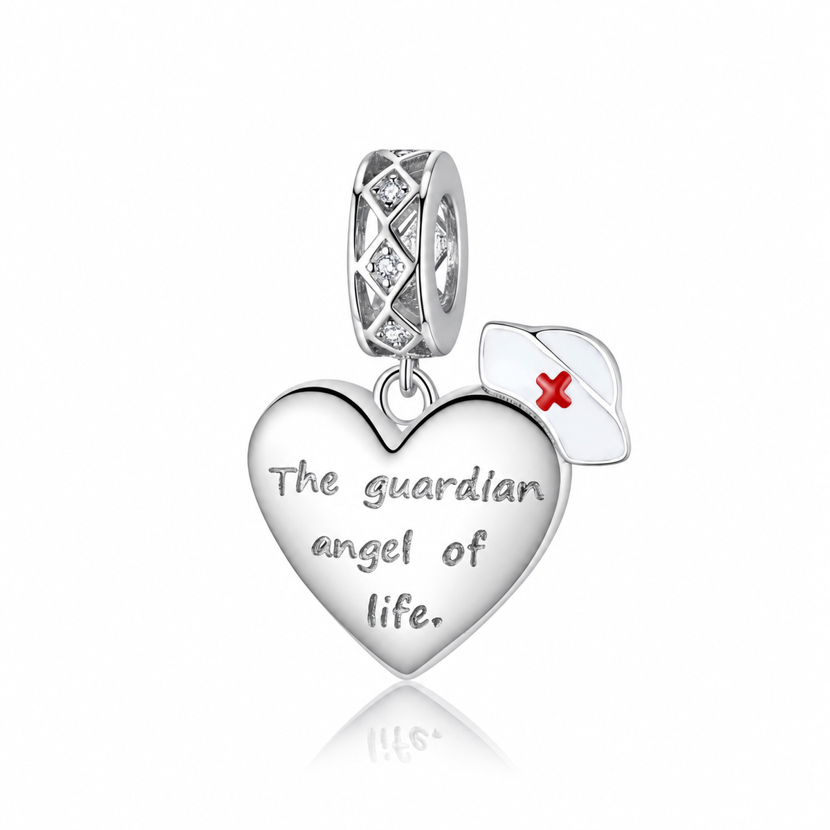 Pandora fitting Nurse Charm 925 Sterling Silver / CARER / NHS