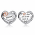 Pandora fitting Nanny Heart Charm 925 Sterling Silver - I Love You to the Moon