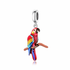Pandora fitting Macaw Parrot Bird Charm 925 Sterling Silver
