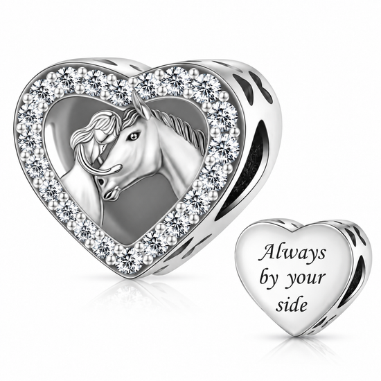 Pandora fitting Horse & Girl Charm 925 Sterling Silver