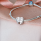 Grandma & Grandchildren Heart Charm 925 Sterling Silver - Love You To The Moon