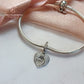 Mum Angel Wings Charm Genuine 925 Sterling Silver - Memorial Charm