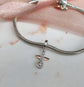 Charm Ange Gardien Argent Sterling 925 &amp; Or Rose