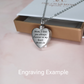 Collier de Cendres de Colibri Gravé Urne Argent